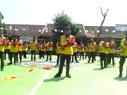 Aksi Flashmob Pramuka MTsN 5 Ngawi