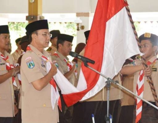Bupati Ngawi Dilantik Jadi Ketua Mabicab Kwartir Cabang Gerakan Pramuka Ngawi