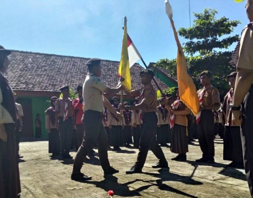 Upacara Serah Terima Jabatan Ambalan Umar Kayam – Malahayati Pangkalan SMKN 1 Kendal