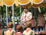 Ketua Kwarcab Ngawi Kukuhkan 759 Pramuka Garuda