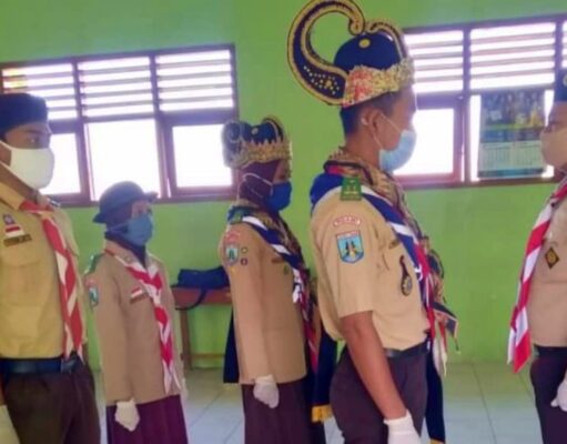 Sertijab Dewan Ambalan dan Pelantikan Bantara Pangkalan SMK Negeri 1 Pitu