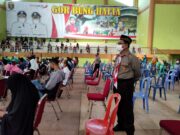 Pramuka Kwarcab Ngawi Bantu Pelaksanaan Vaksinasi COVID-19 di GOR Bung Hatta