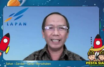 Sambutan Kepala LAPAN dalam Pesta Siaga Online 2021 Kwarcab Ngawi