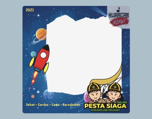 Twibbon Pesta Siaga Online 2021 Kwarcab Ngawi