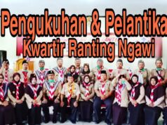 Pengukuhan dan Pelantikan Pengurus Kwartir Ranting Gerakan Pramuka Ngawi